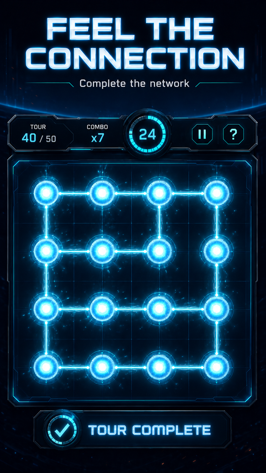 Feel the Connection tour complete screen